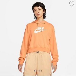 Nike NWOT Women's Sportswear Club Fleece Cropped Hoodie Medium